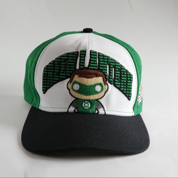 Green Lantern Pop Heroes Name Hat One Size - Picture 1 of 4